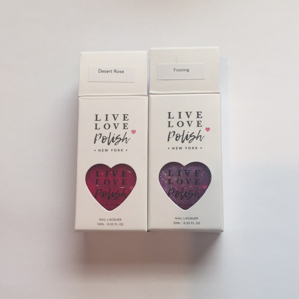Live Love Polish Desert Rose/Frosting Nail Polish